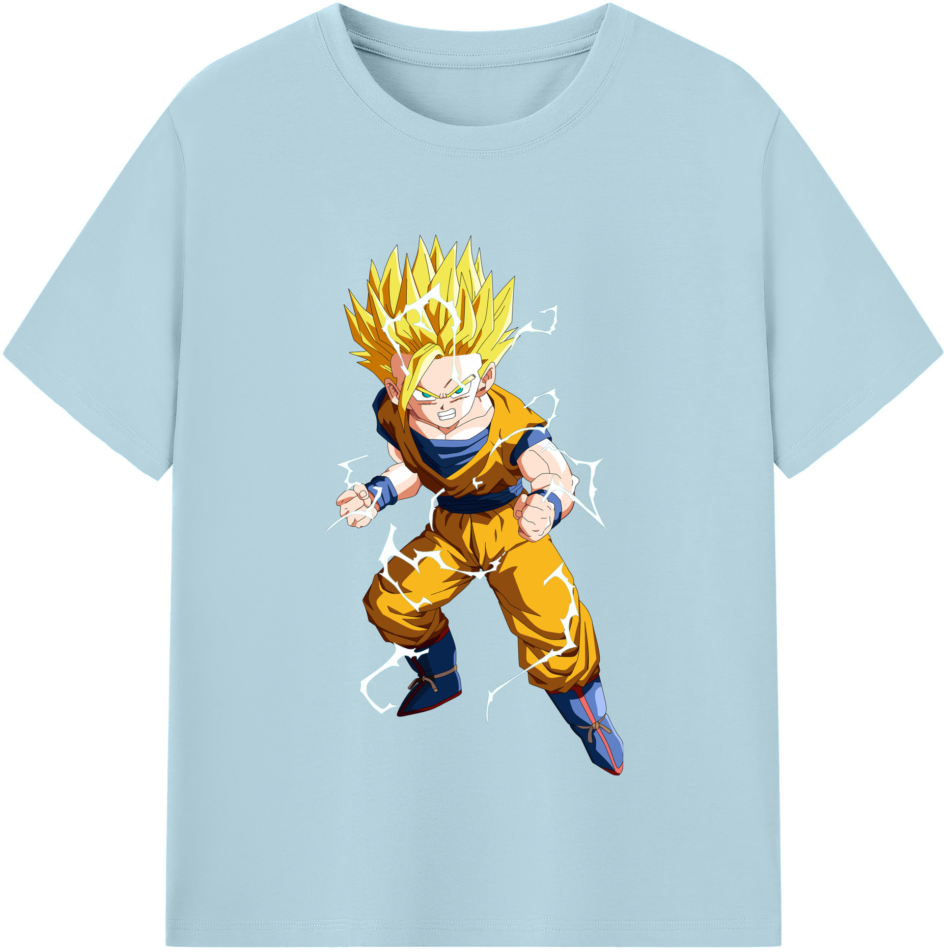 （画像用） ドラゴンボール 孫 悟飯（そんごはん）DRAGON BALL Son Gohan 綿100％半袖Tシャツ（フロントプリント）